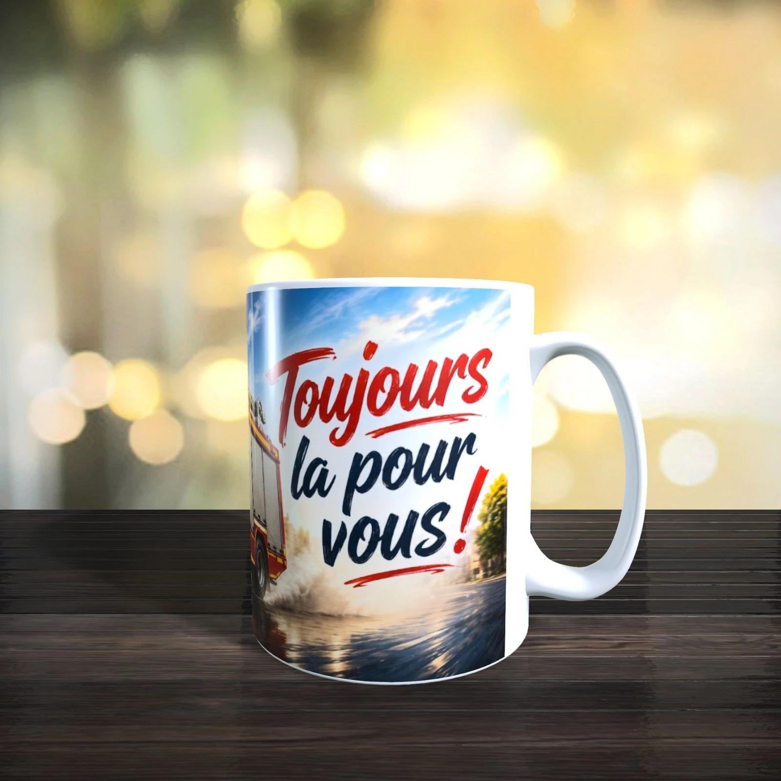 Firefighter humor mug, profession, volunteer – photo 3